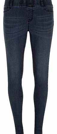 Dorothy Perkins Womens Indigo Vintage Wash Eden Jeggings- Blue