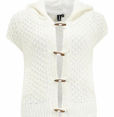 Womens Izabel London Cream Hooded Toggle