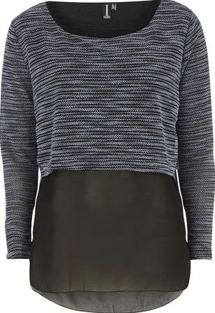 Dorothy Perkins, 1134[^]262015000712403 Womens Izabel London Mid Blue Knit Top- Blue