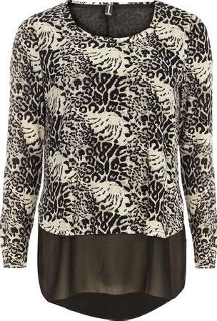 Dorothy Perkins, 1134[^]262015000706839 Womens Izabel London Multi Black Layered Top-