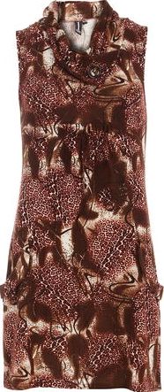 Dorothy Perkins, 1134[^]262015000707886 Womens Izabel London Multi Brown Knit Tunic-