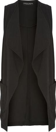 Dorothy Perkins, 1134[^]262015000710576 Womens Jacquard Waterfall Jacket- Black DP66843801