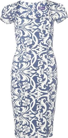 Dorothy Perkins, 1134[^]262015000706577 Womens Layla Bodycon Sweetheart Dress- Blue