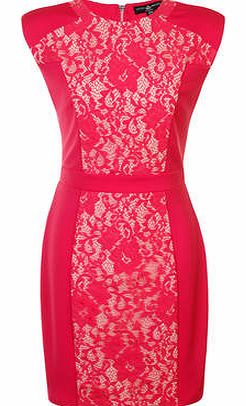 Womens Little Mistress Floral Lace Bodycon