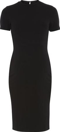 Dorothy Perkins, 1134[^]262015000705310 Womens Maternity Black High Neck Ribbed Bodycon