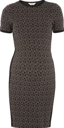 Dorothy Perkins, 1134[^]262015000705292 Womens Maternity Blush Jacquard Bodycon Dress-