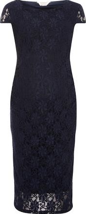 Dorothy Perkins, 1134[^]262015000705427 Womens Maternity Navy Lace Pencil Dress- Navy