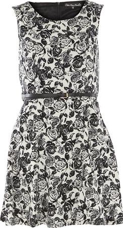 Dorothy Perkins, 1134[^]262015000707788 Womens Mela White Flower Printed Dress- White