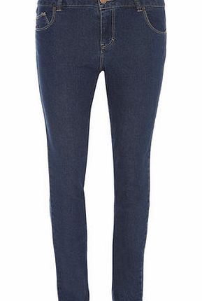 Dorothy Perkins Womens Mid Wash Skinny Jeans- Blue DP70315924