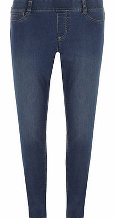 Dorothy Perkins Womens Mid wash vintage eden jeggings- Blue