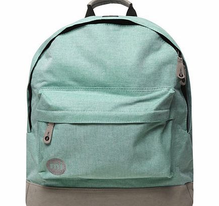 Womens Mipac green Chambray backpack- Green