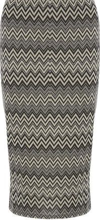 Dorothy Perkins, 1134[^]262015000709155 Womens Mono and Tan Chevron Tube skirt- Black