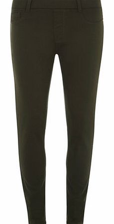 Dorothy Perkins Womens Moss Green Eden Ultra Soft Jeggings-