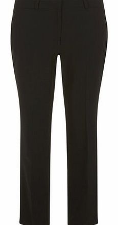 Dorothy Perkins Womens Naples Straight Leg Trousers- Black