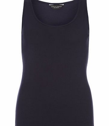 Dorothy Perkins Womens Navy Scoop Vest Top- Navy DP56397323