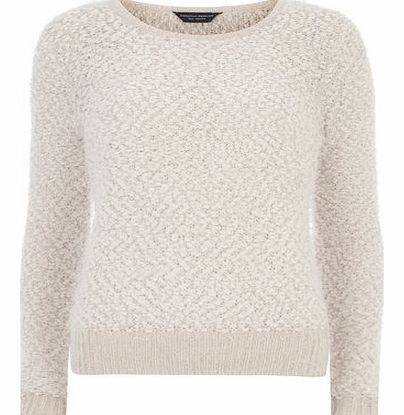 Dorothy Perkins Womens Peach Pom Pom Jumper- Nude DP55145866