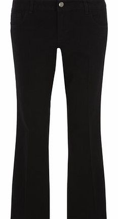 Dorothy Perkins Womens Petite black bootleg jean- Black DP79254801