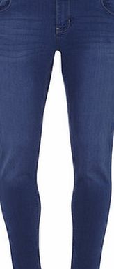 Dorothy Perkins Womens Petite blue ``Bailey`` jeans- Blue