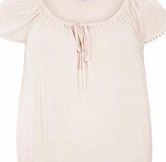 Dorothy Perkins Womens Petite blush gypsy top- Pink DP79862515