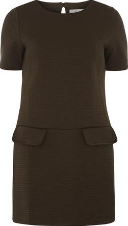 Dorothy Perkins, 1134[^]262015000713070 Womens Petite Green Shift Dress- Green DP79880203