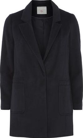 Dorothy Perkins, 1134[^]262015000713046 Womens Petite Navy Crombie Jacket- Blue DP79882523