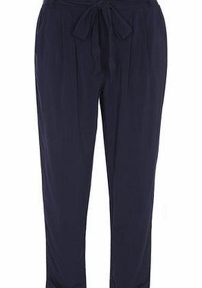 Dorothy Perkins Womens Petite navy plain joggers- Blue DP79284323