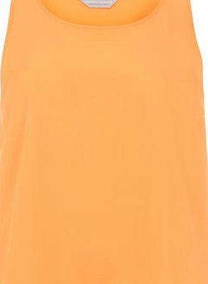 Dorothy Perkins Womens Petite orange High Neck Sleeveless Top-