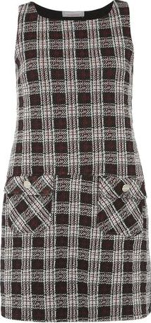 Dorothy Perkins, 1134[^]262015000712998 Womens Petite Red Check Pocket Pinny- Black