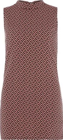 Dorothy Perkins, 1134[^]262015000705917 Womens Pink Jacquard Tunic- Pink DP05602714