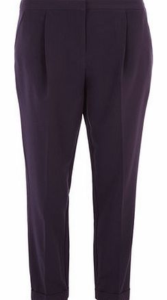 Dorothy Perkins Womens Plum Red Naples Peg Trousers- Plum