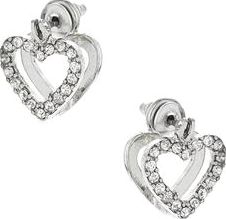 Dorothy Perkins, 1134[^]262015000709283 Womens Rhinestone Heart Ear Hug- Clear DP49816175