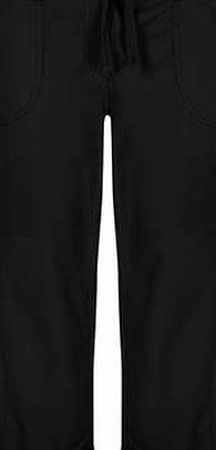 Dorothy Perkins Womens Tall Black cotton Crop- Black DP74418501