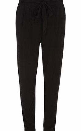 Dorothy Perkins Womens Tall black plain joggers- Black DP14567110