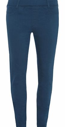 Dorothy Perkins Womens Tall Dark Teal Wash ``Eden`` Jeggings-