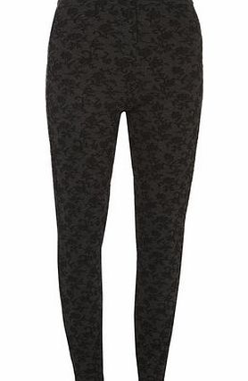 Dorothy Perkins Womens Tall grey and Black Treggings- Black/Grey