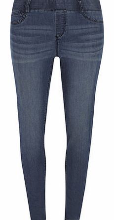 Dorothy Perkins Womens Tall Indigo Vintage ``Eden`` Jeggings-