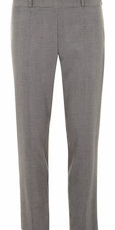 Dorothy Perkins Womens Tall Monochrome Flatfront Trousers- Black