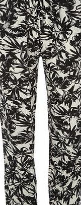 Dorothy Perkins Womens Tall Monochrome Tropical Joggers- Black