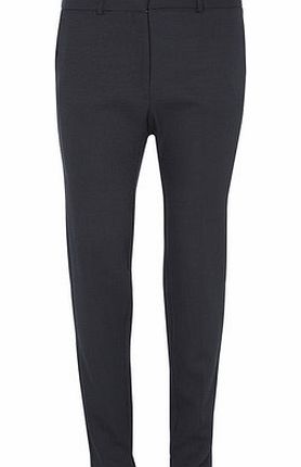 Dorothy Perkins Womens Tall Navy Pindot Straight Leg Trousers-