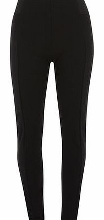 Womens Tall Ponte Treggings- Black DP14557111