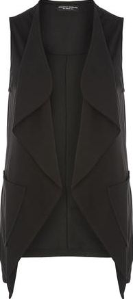 Dorothy Perkins, 1134[^]262015000710567 Womens Waterfall Sleeveless Jacket- Black