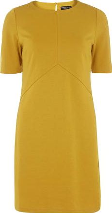 Dorothy Perkins, 1134[^]262015000711119 Womens yellow ponte shift dress- Yellow DP07404541