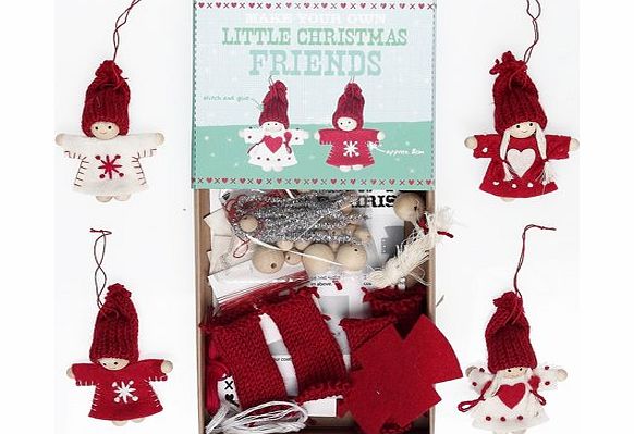 dotcomgiftshop Felt craft kit christmas Friends decorations