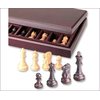 Weighted Deluxe Wooden Staunton Chess Men