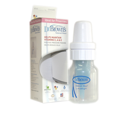 Browns Natural Flow Preemie Bottle 60ml