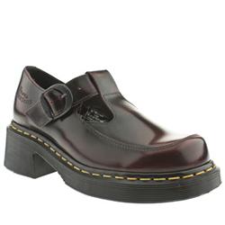 Dr Martens Female Dr Martens 8468 Leather Upper in Burgundy