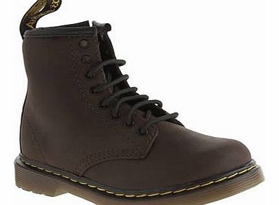 Dr Martens kids dr martens dark brown brooklee boys