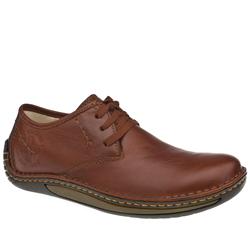 Male Keagan 3 Eye Leather Upper in Tan