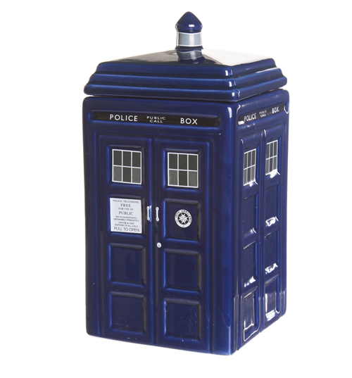 Who Ceramic Tardis Cookie Jar