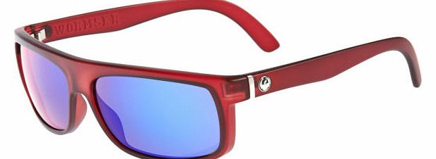 Wormser Sunglasses - Matte Merlot/Green